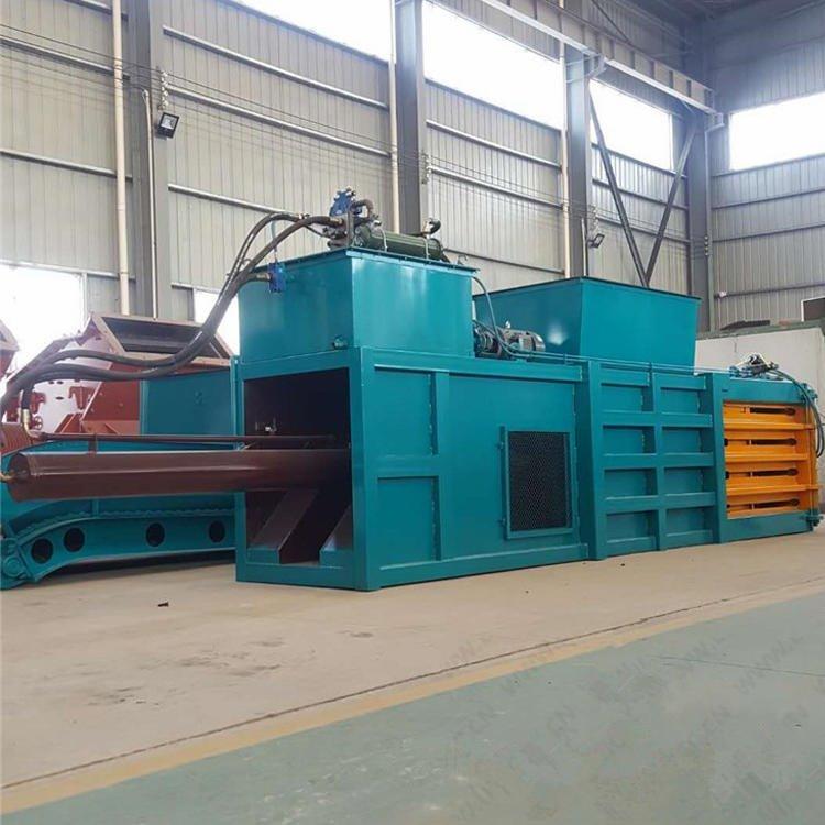 大型臥式液壓打包機設備 廢紙塑料打包機工作原理