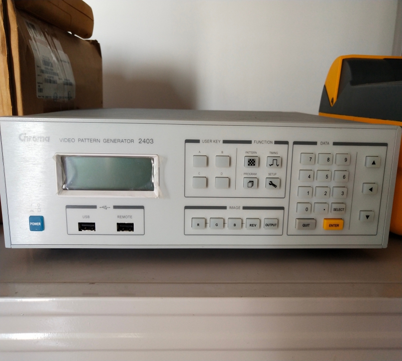 大量收購！致茂Chroma 2403視頻信號(hào)發(fā)生器