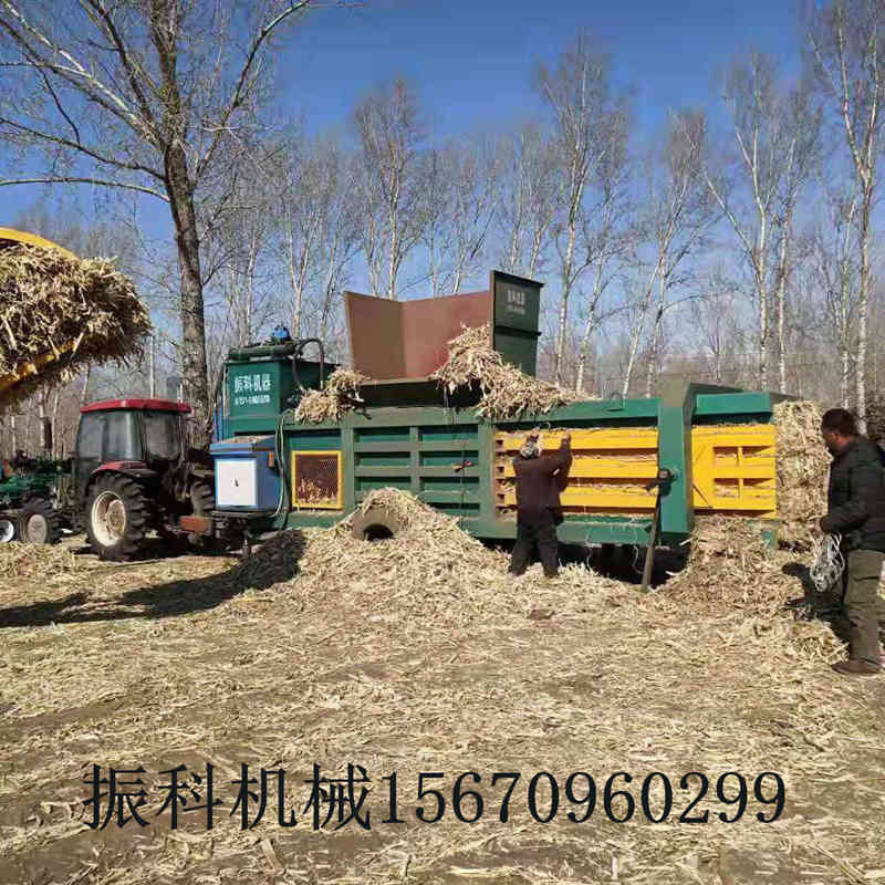 移動式牧草打包機  廢紙打包機 大型秸稈打包省時省力