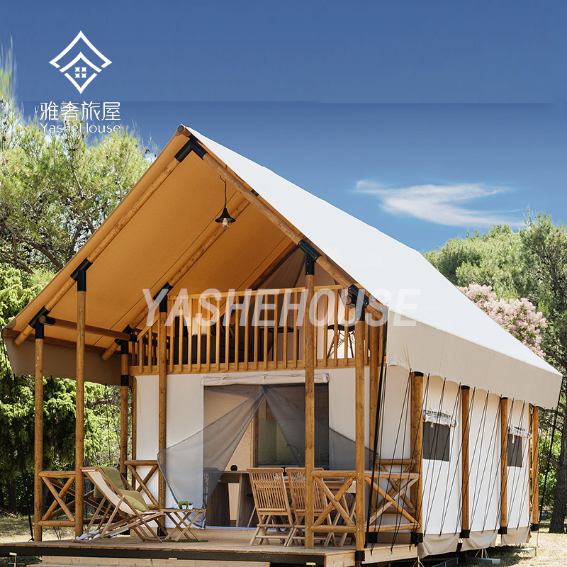 貴州銅仁景區撐桿住宿酒店帳篷-戶外豪華野奢帳篷房屋