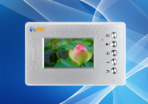 網線彩色可視門鈴4.3寸分機