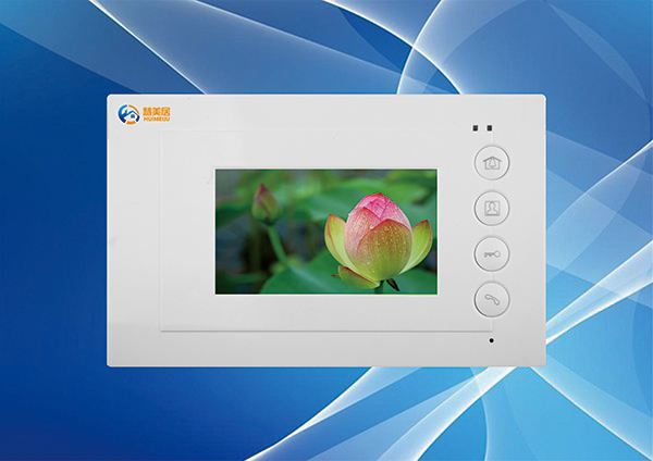 網線數碼彩色可視門鈴4.3寸分機