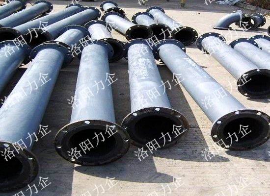 廠家供應鋼襯膠耐磨管道、礦漿輸送管道