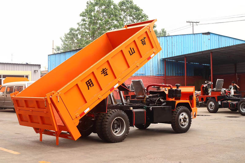 四不像平板拉樹車 農改四驅翻斗車