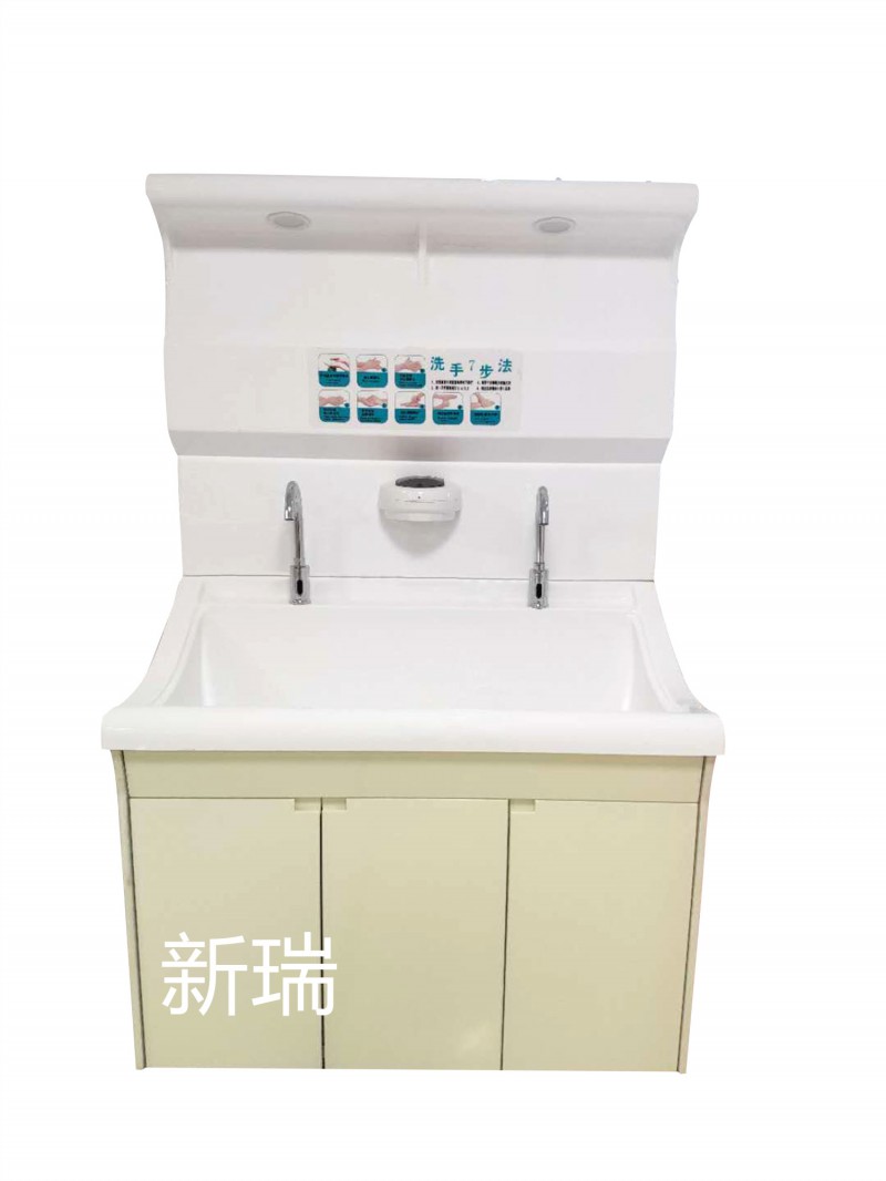 高分子洗手池膝碰式感應(yīng)式腳踏式