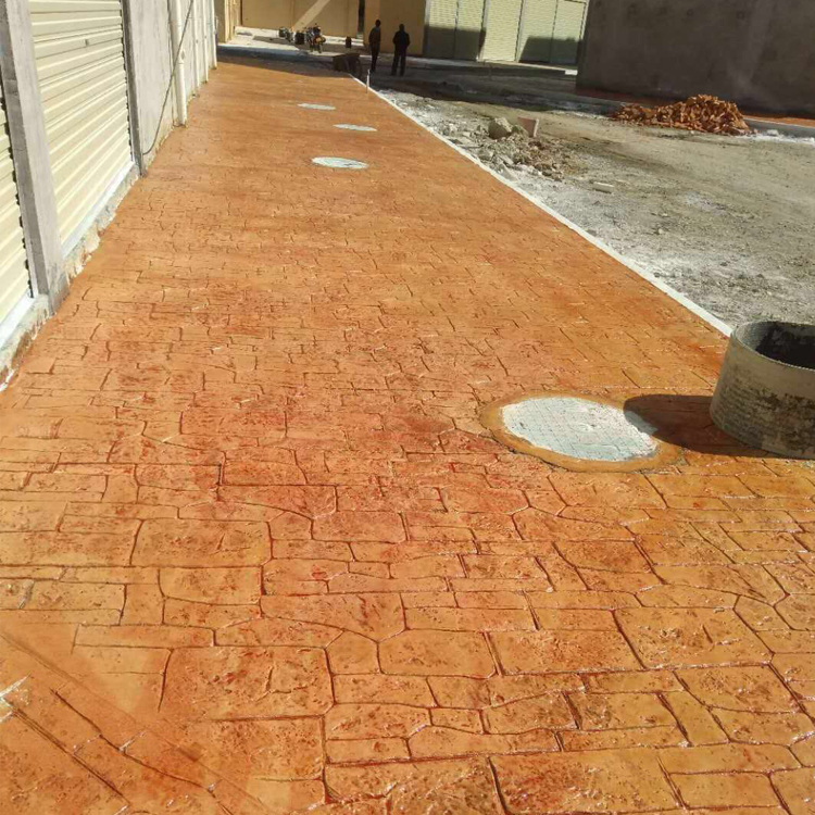 馬鞍山壓模地坪 藝術(shù)地坪 壓模混凝土