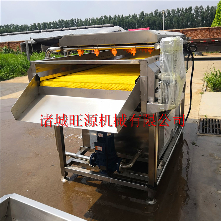 蓮藕毛輥噴淋清洗機 毛刷去皮機 蓮藕平行毛刷清洗機 生產(chǎn)廠家