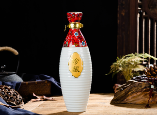 景德鎮陶瓷酒瓶 1斤裝存儲白酒酒罐酒壇酒壺空酒瓶