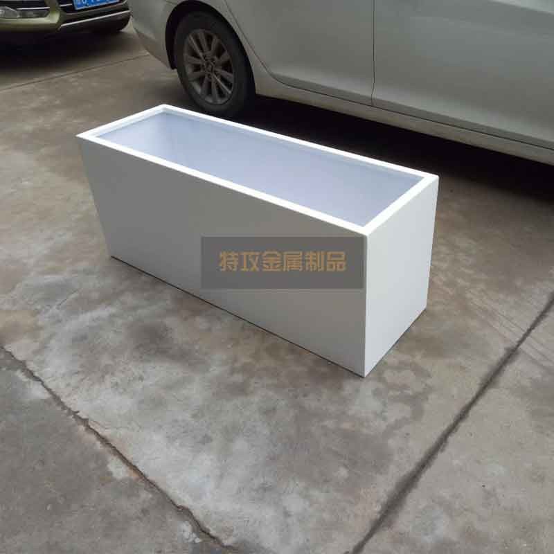 市政氟碳漆不銹鋼花箱專業廠家_戶外不銹鋼大花箱花盆定制