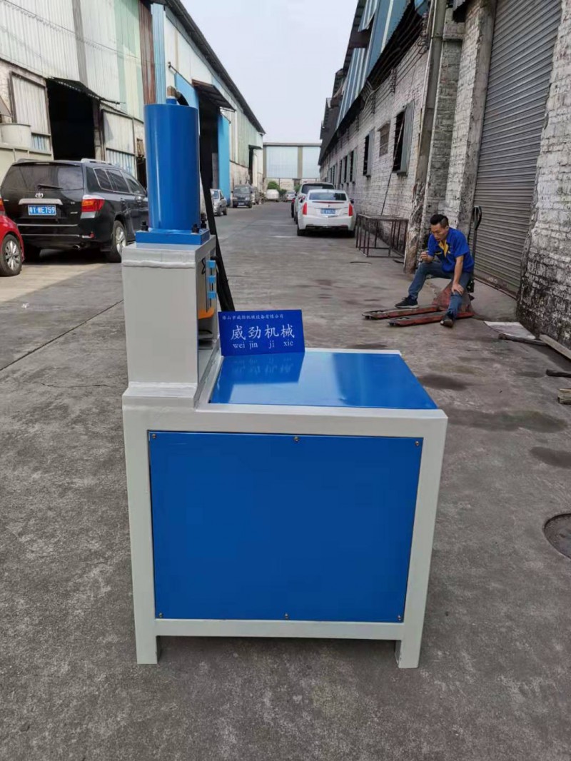 廣東佛山廠家直銷 防盜網沖孔機、手腳架壓扁沖孔一體機