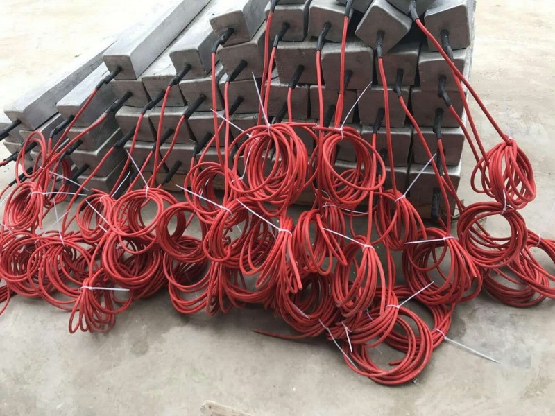 龍昌陰保材料供應管道防腐用埋地鎂合金犧牲陽極