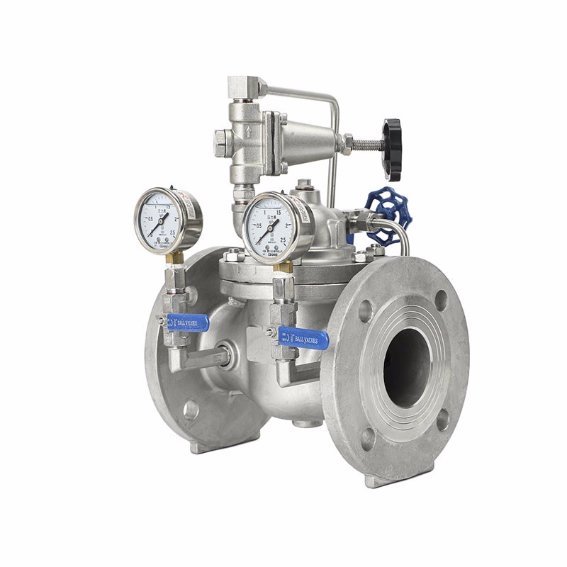 200X不銹鋼可調式減壓閥自來水 先導式控制水力穩壓閥